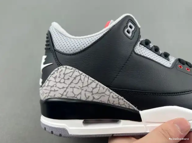 MaikeSneakers Jordan 3 Black Air DN3707-010 Cement 0506